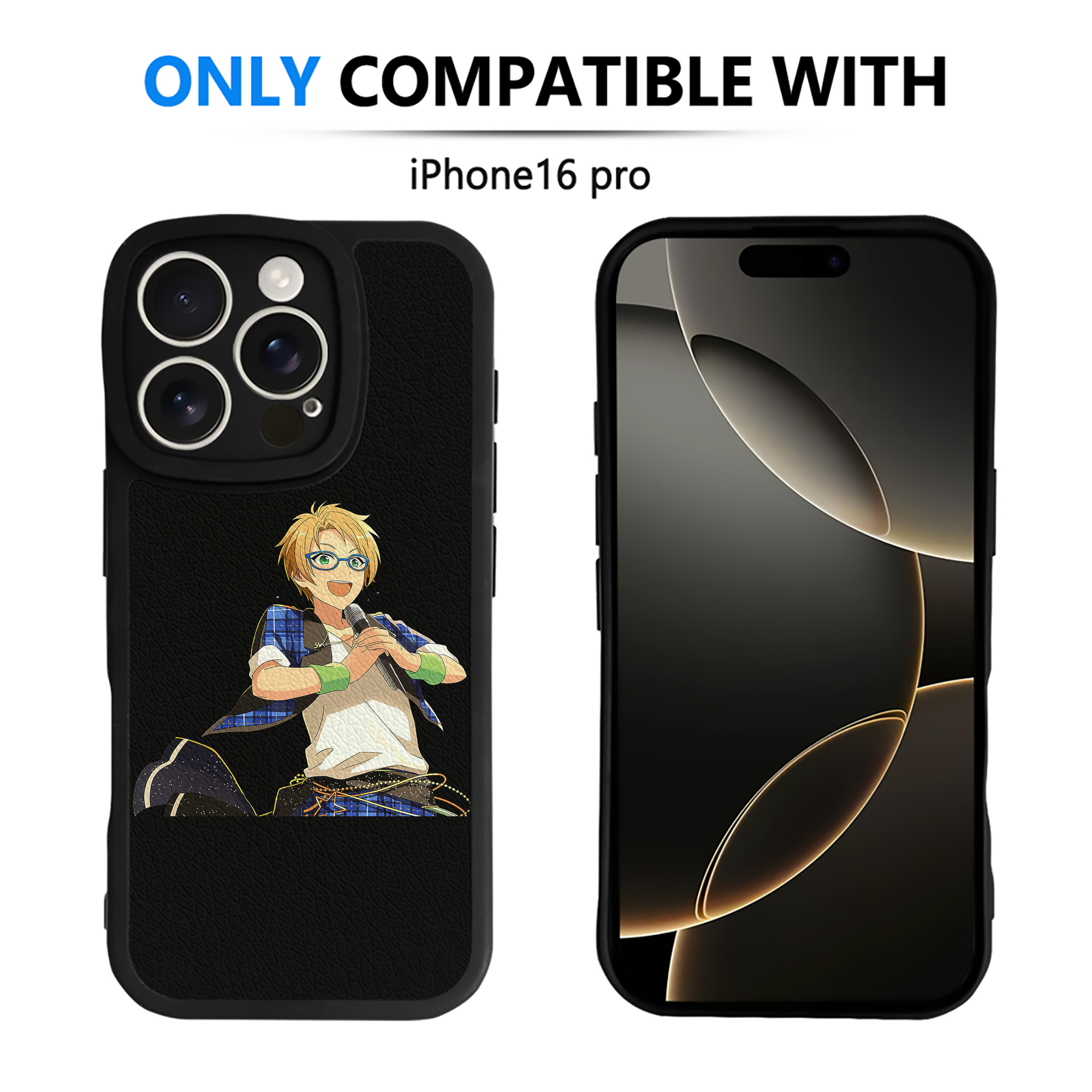 （画像用） あんさんぶるスターズ! Ensemble Stars 【iPhone 16シリーズ対応】シリコンスマホケース（レザー調） 材質：シリコン